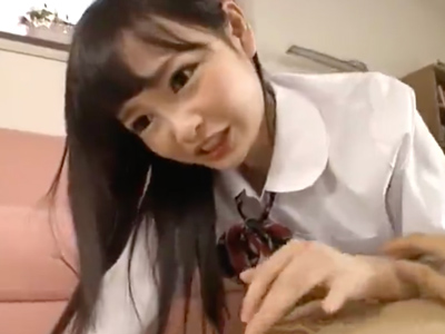 ドS痴女なロリJKがM男おっさんを淫語手での愛撫で搾精ｗ