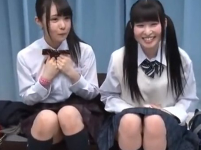 美乳JK二人組を騙してMM号に連れ込み→乱交パコ！