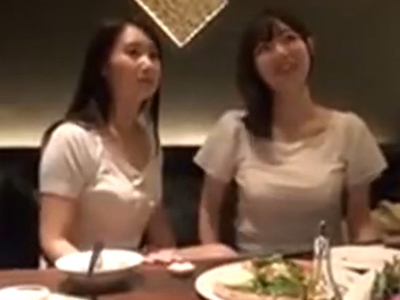 二人組素人娘お持ち帰り→即ホ連れ込み乱交ファックｗ